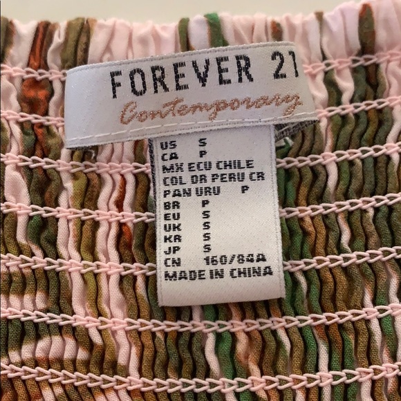 F21 Contemporary Floral Light Pink Dress - Picture 7 of 10